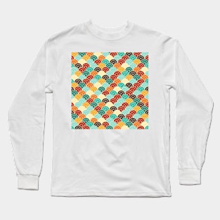 Unique Retro Pattern Long Sleeve T-Shirt